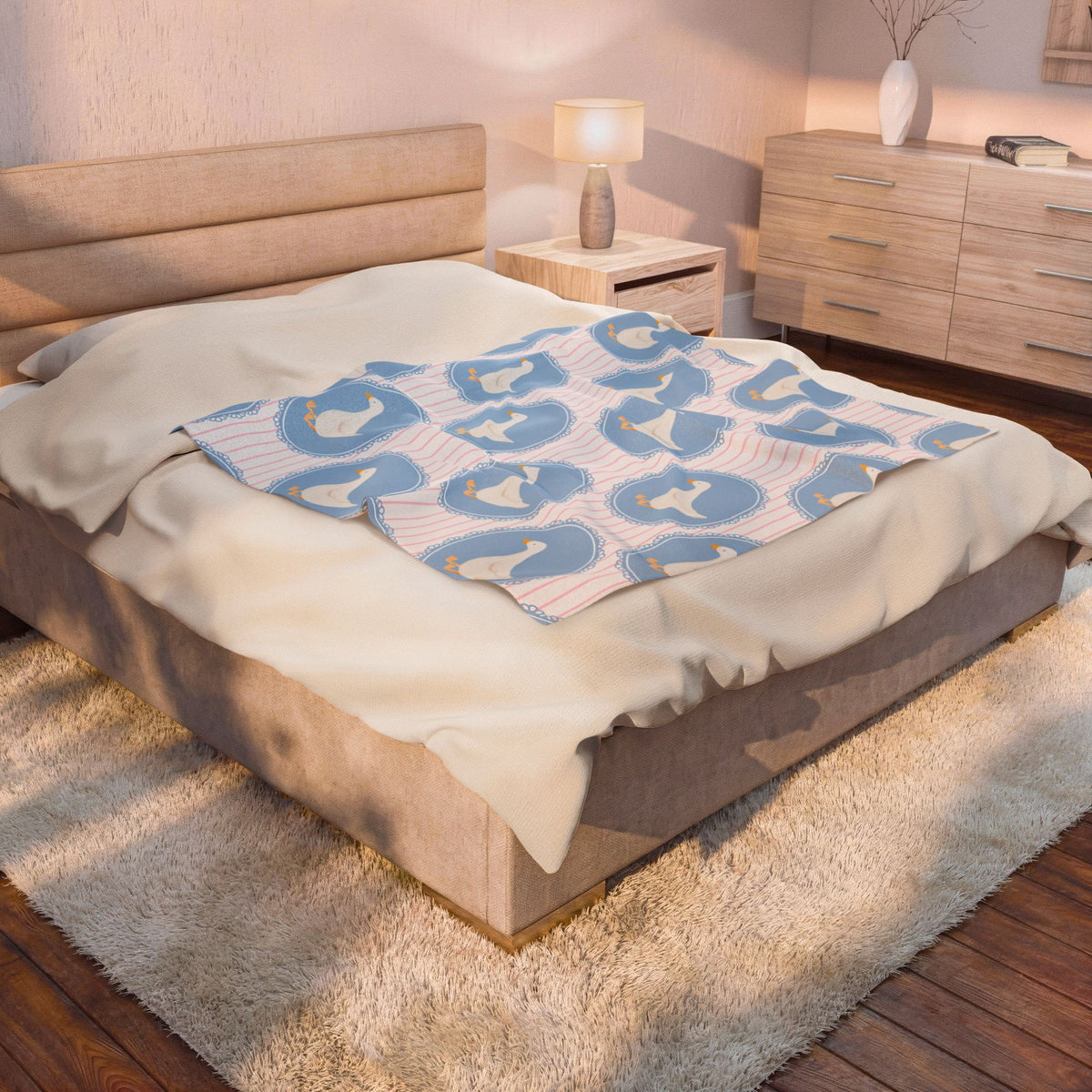 Striped Goose Blanket