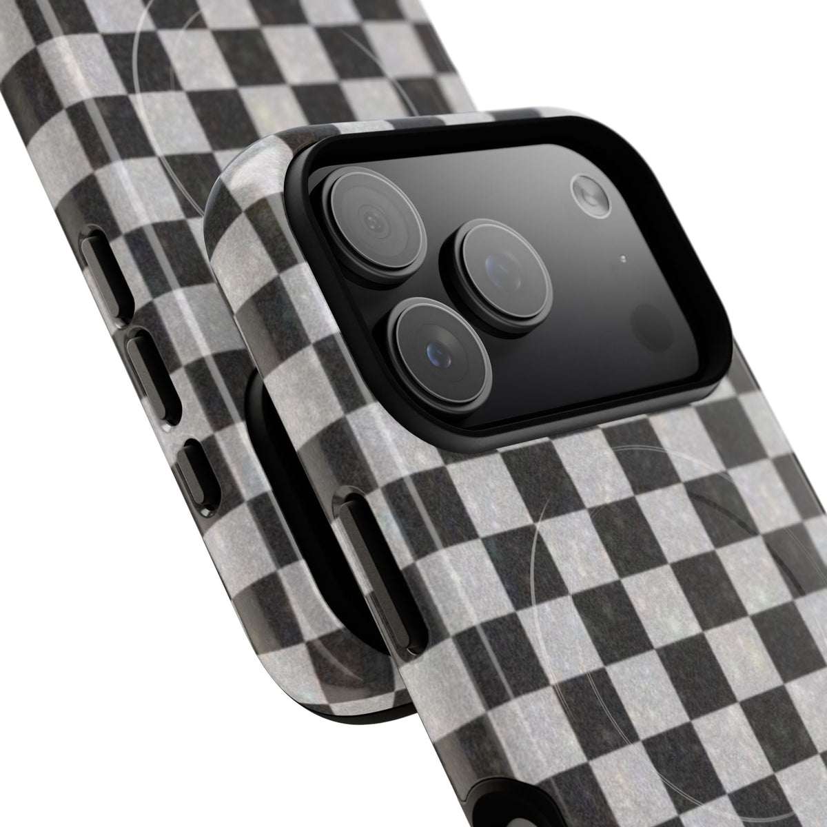 Checkered Flame Phone Case