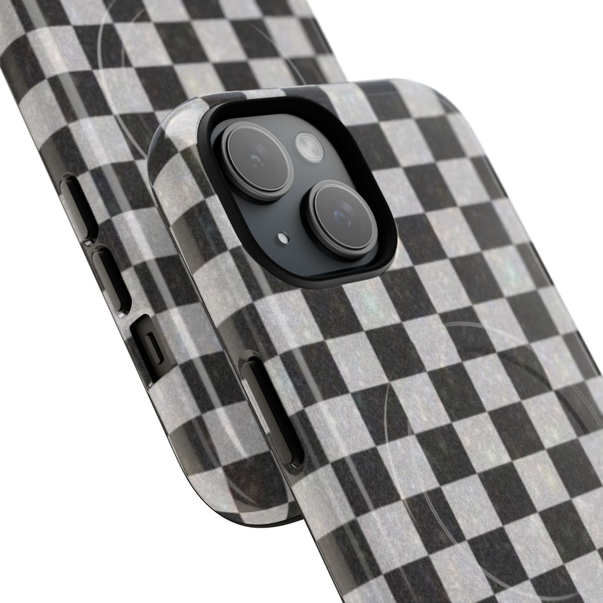 Checkered Flame Phone Case