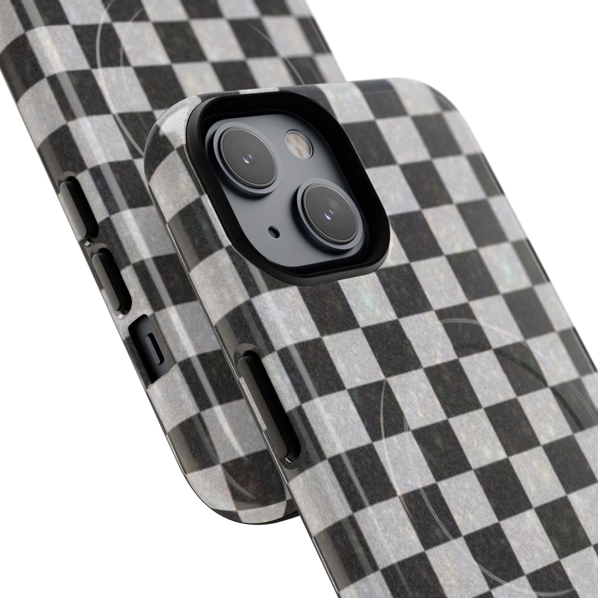 Checkered Flame Phone Case