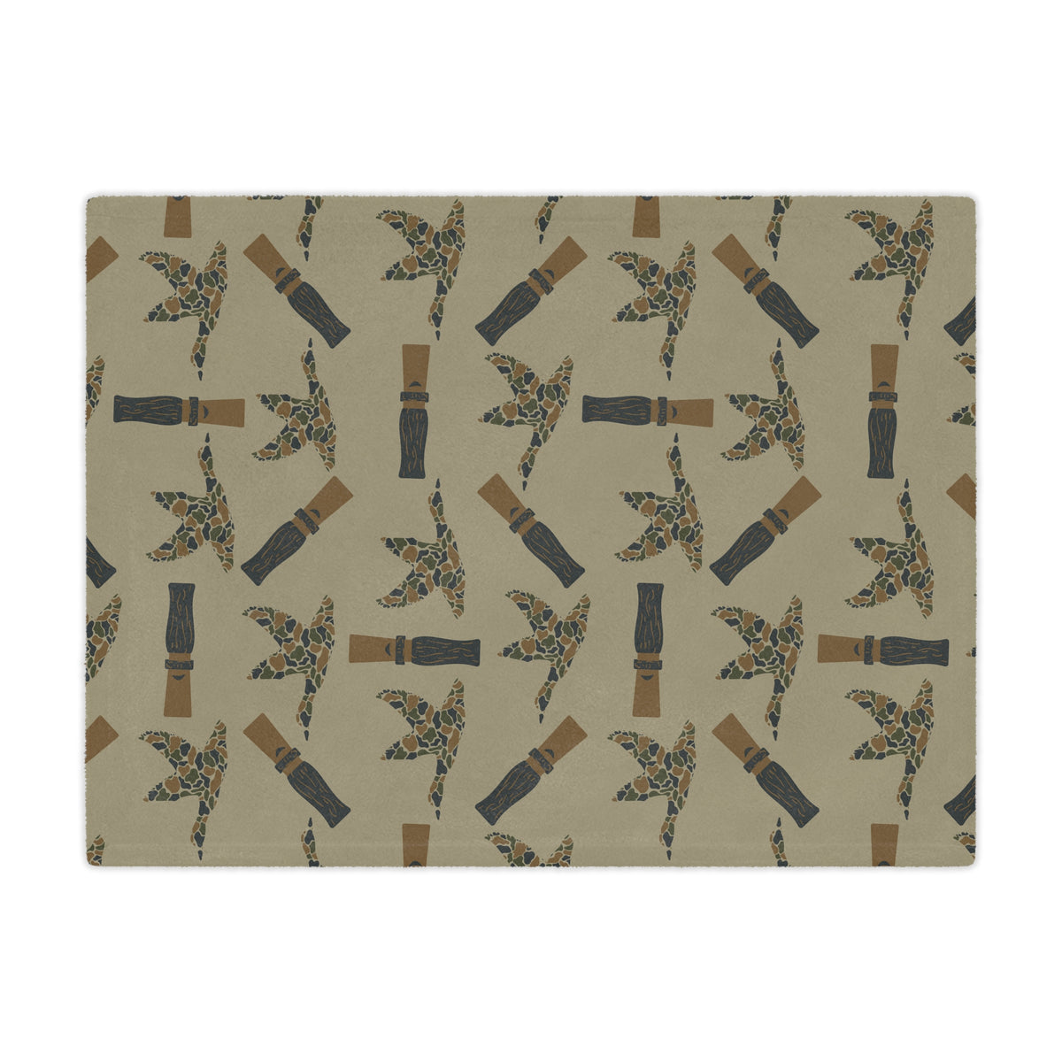 Duck call Minky Blanket