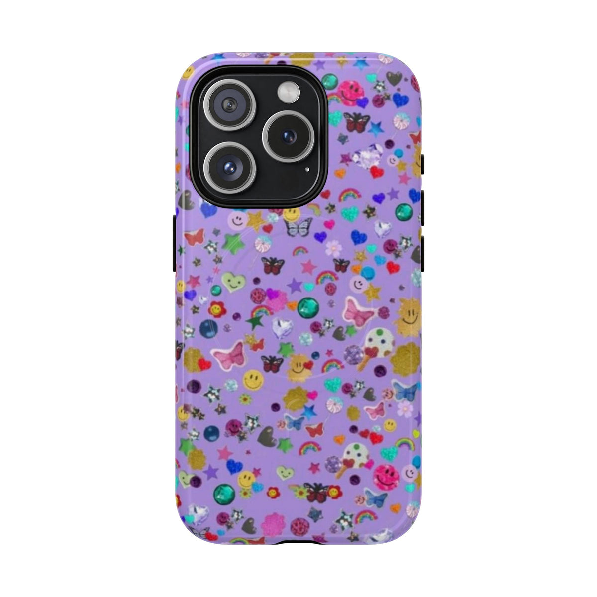 Purple Sticker y2k Phone Case