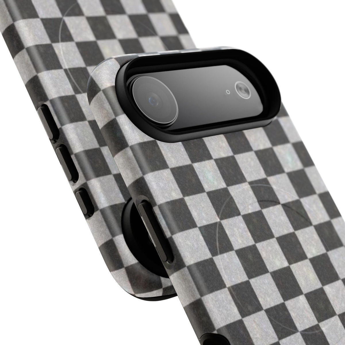 Checkered Flame Phone Case