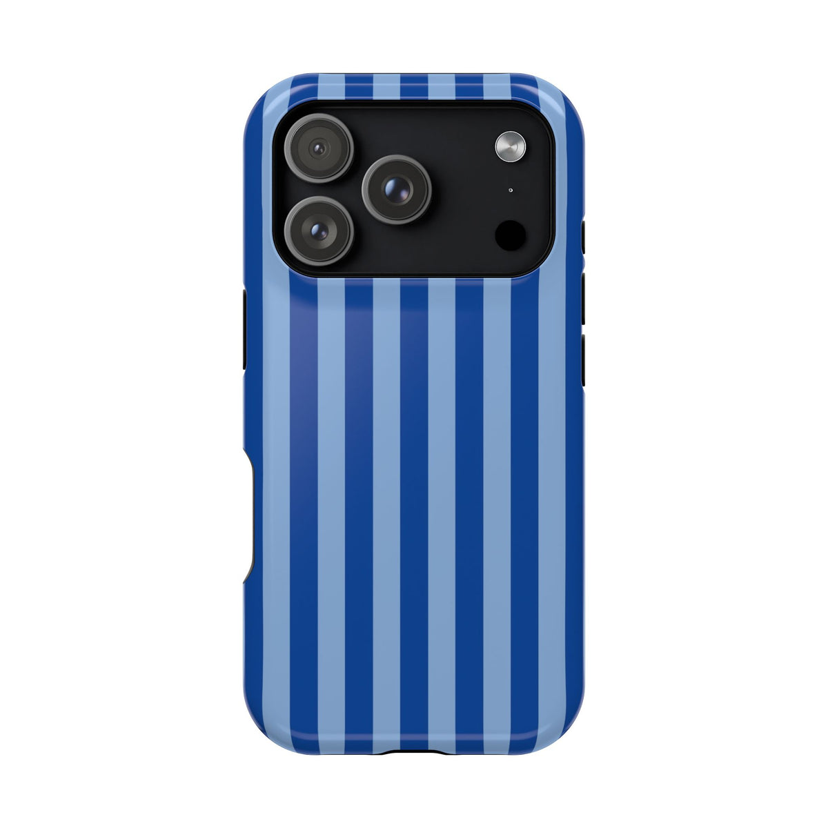 Striped Blue Magnetic Phone Case