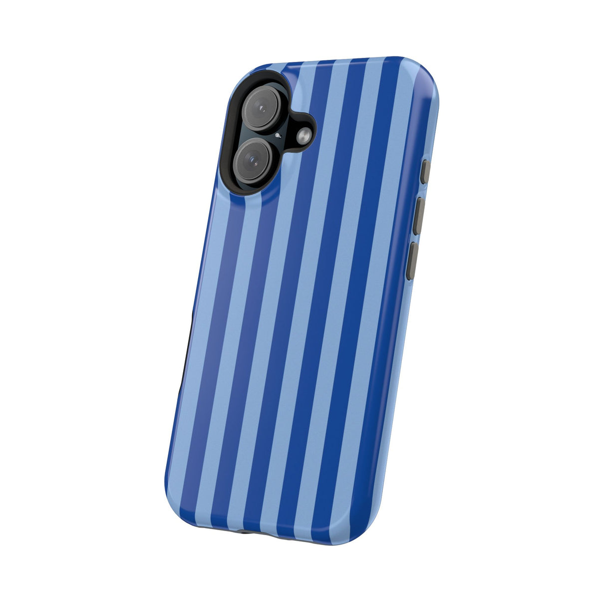 Striped Blue Magnetic Phone Case
