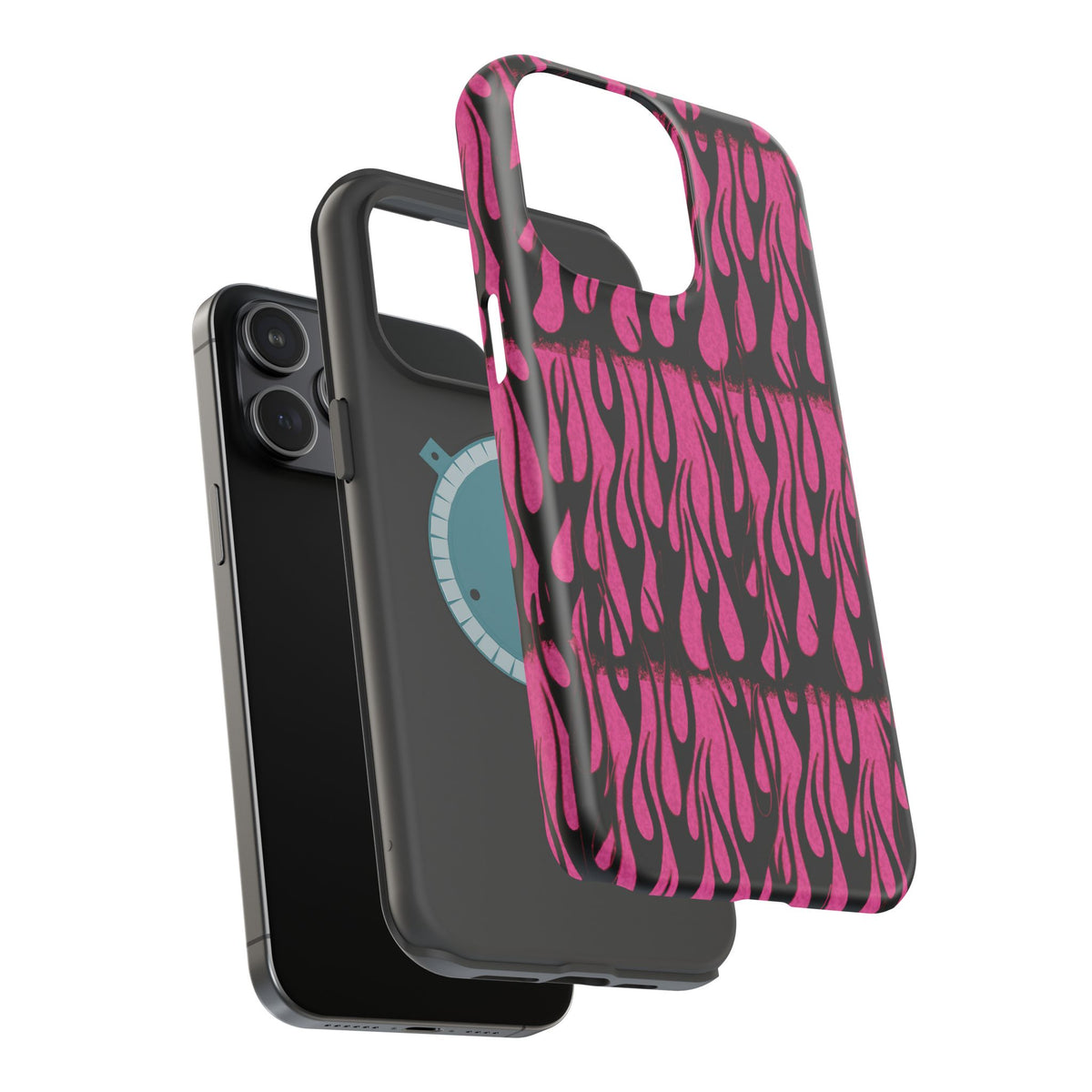 Pink Flame MagSafe Phone Case