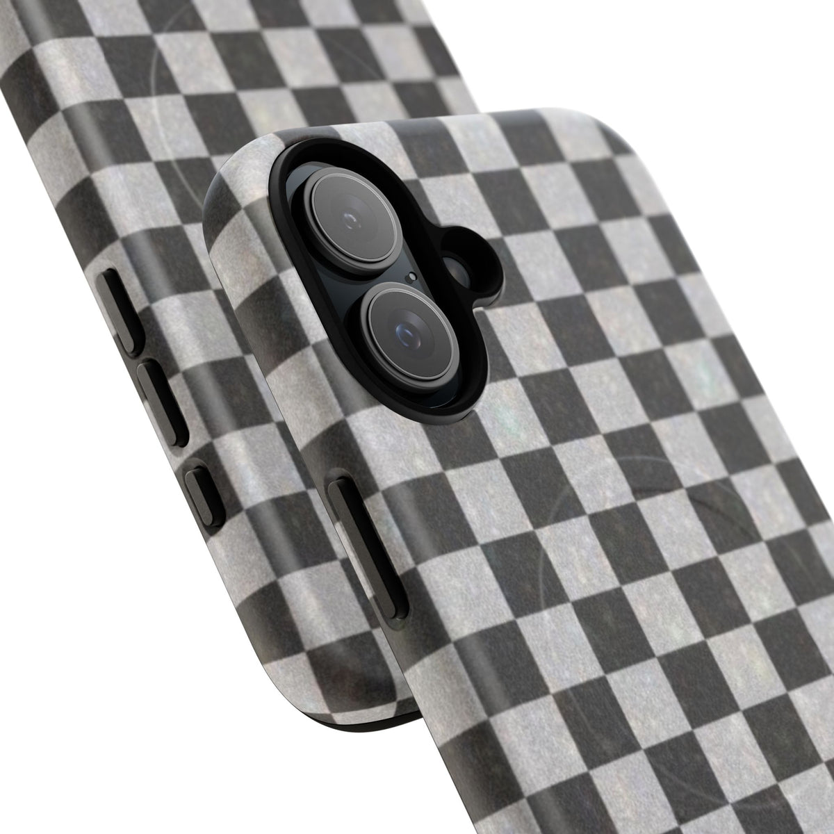 Checkered Flame Phone Case