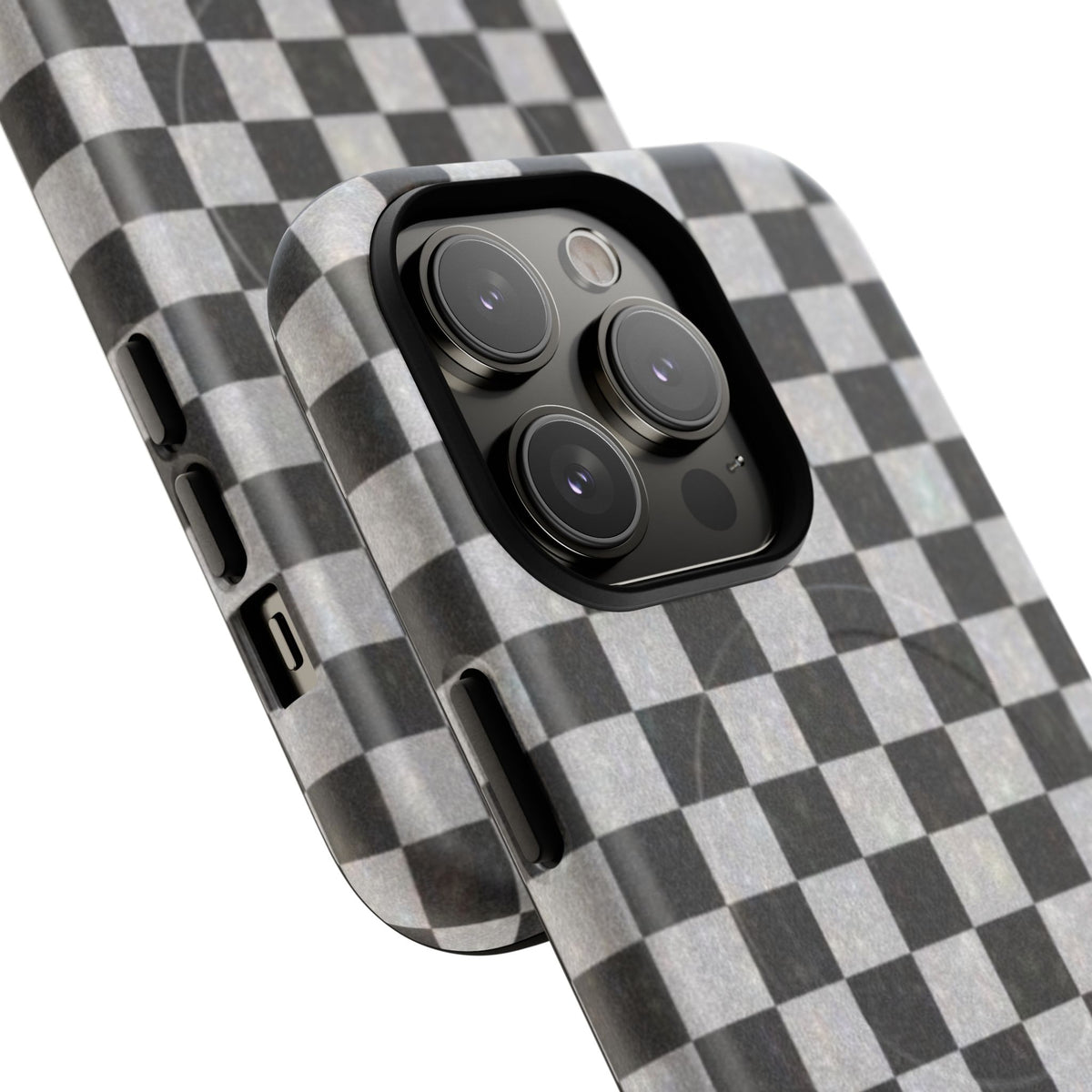 Checkered Flame Phone Case