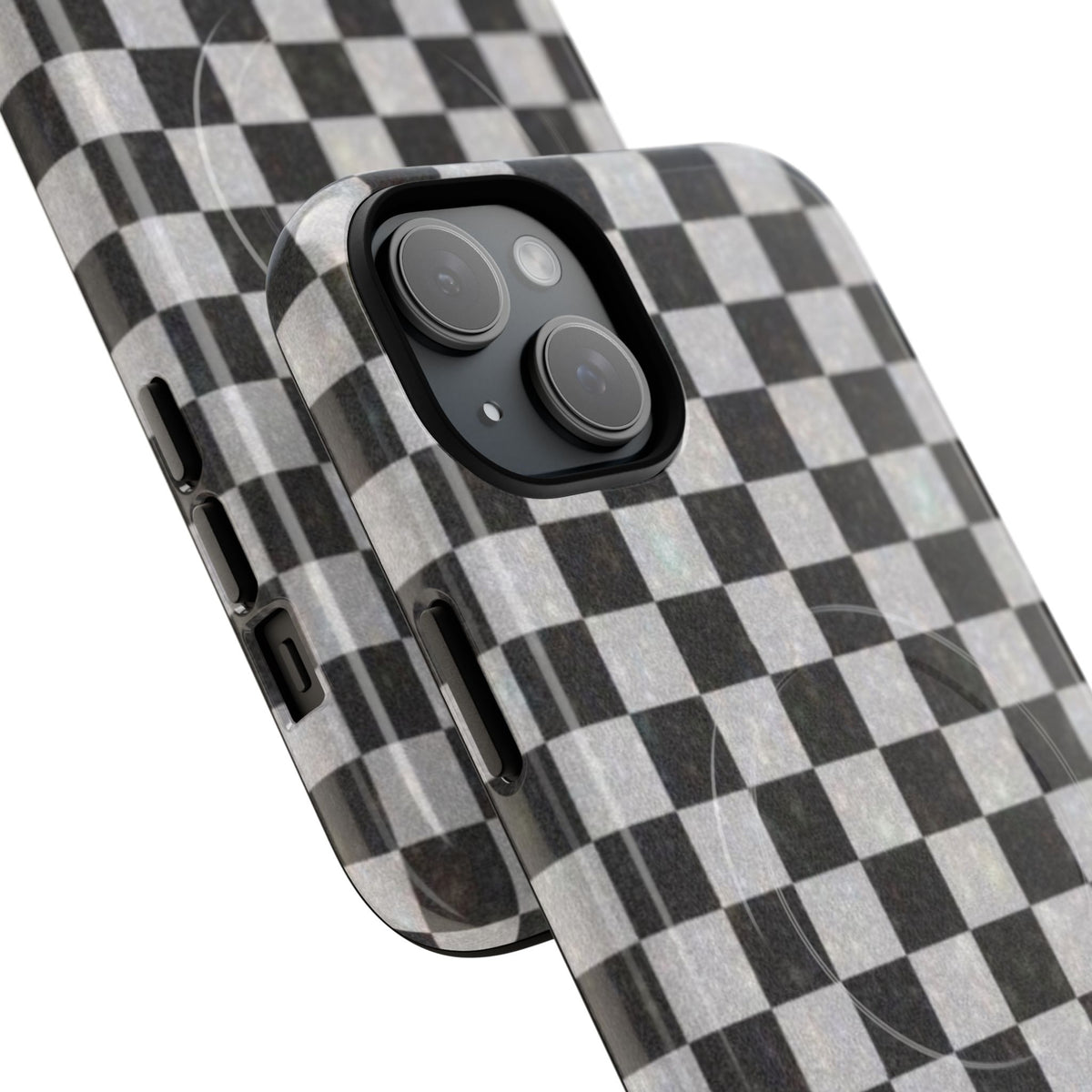Checkered Flame Phone Case