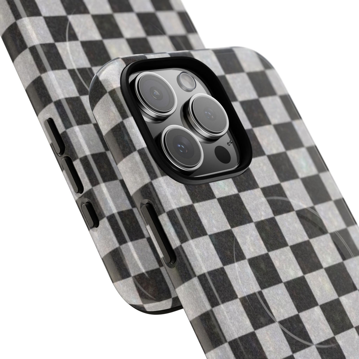 Checkered Flame Phone Case