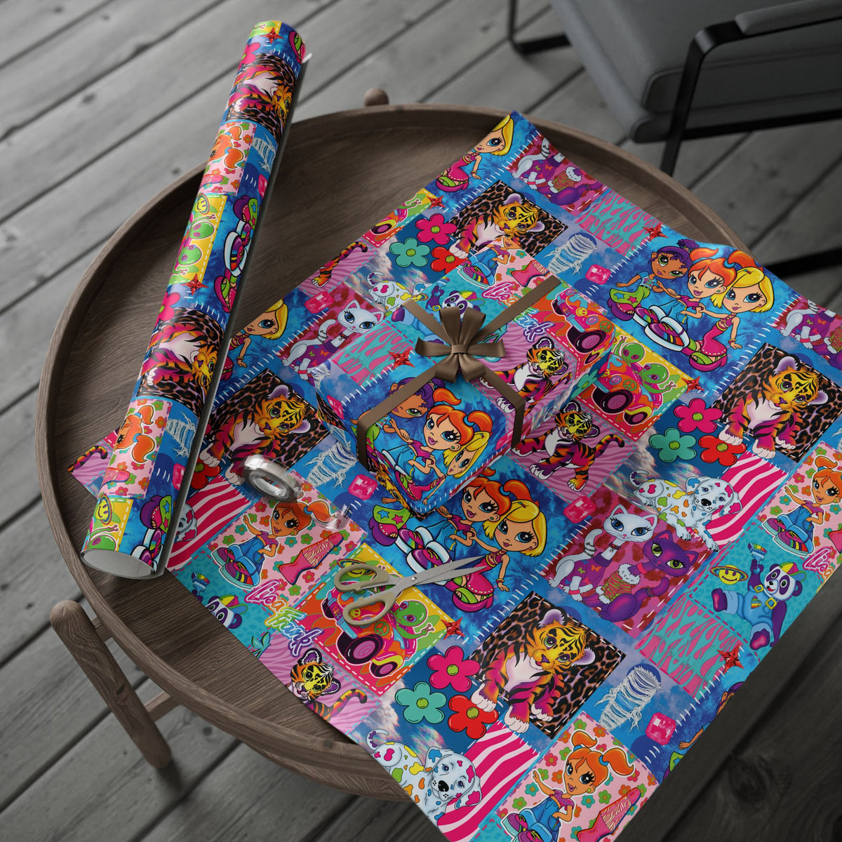 Colorful Pop Art wrapping paper