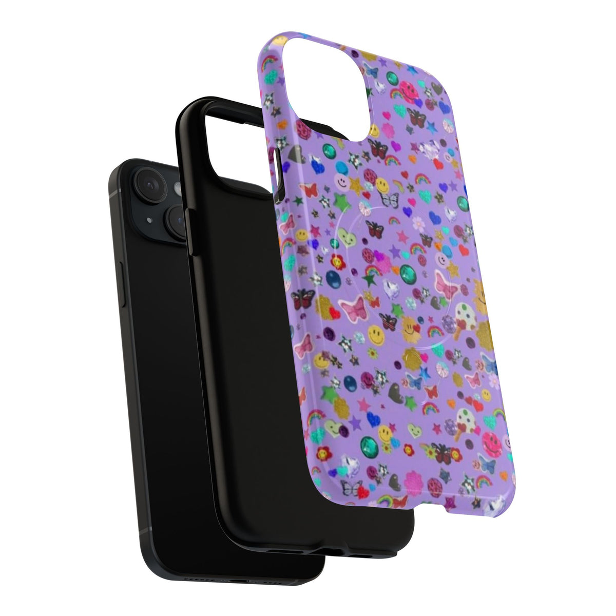 Purple Sticker y2k Phone Case