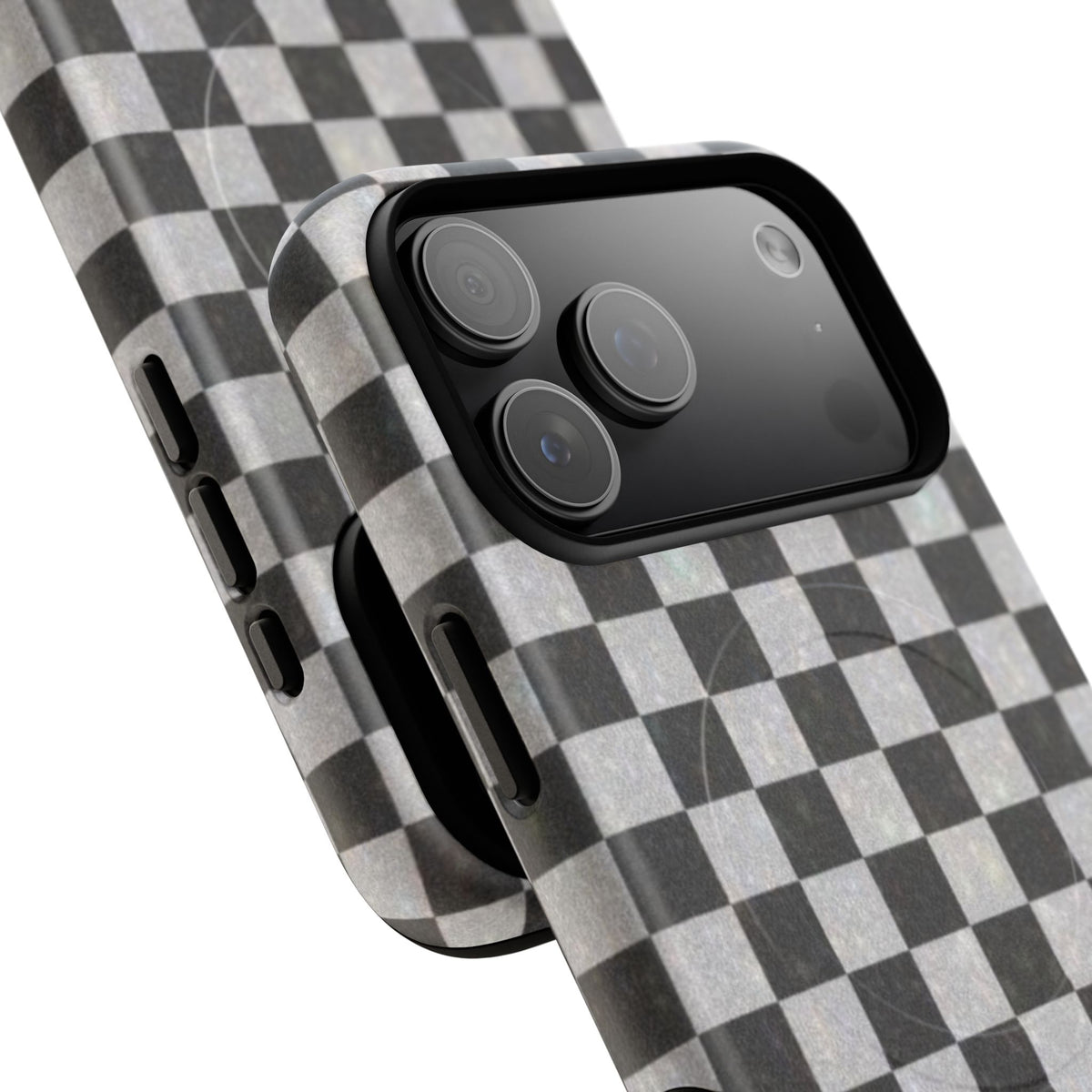 Checkered Flame Phone Case