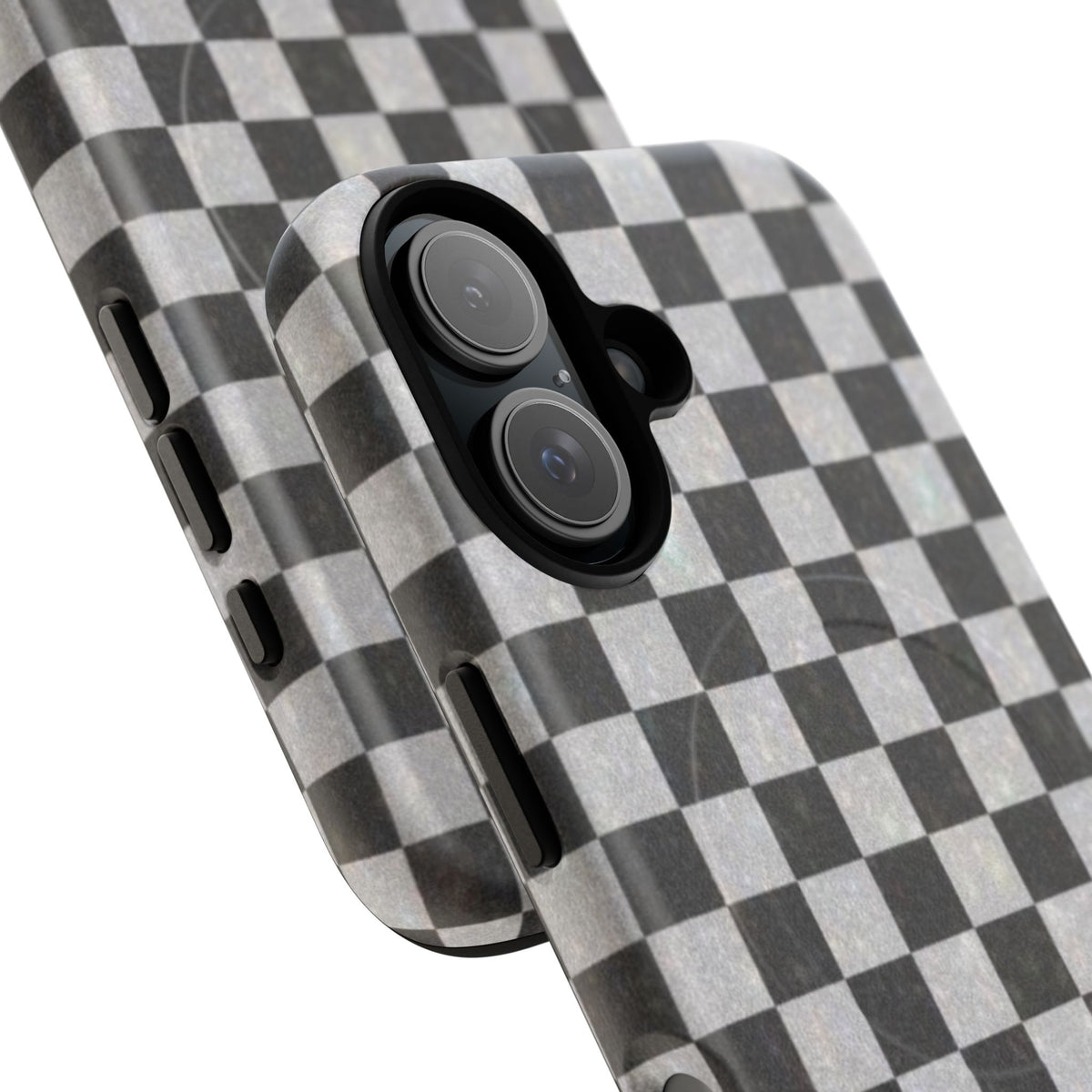 Checkered Flame Phone Case