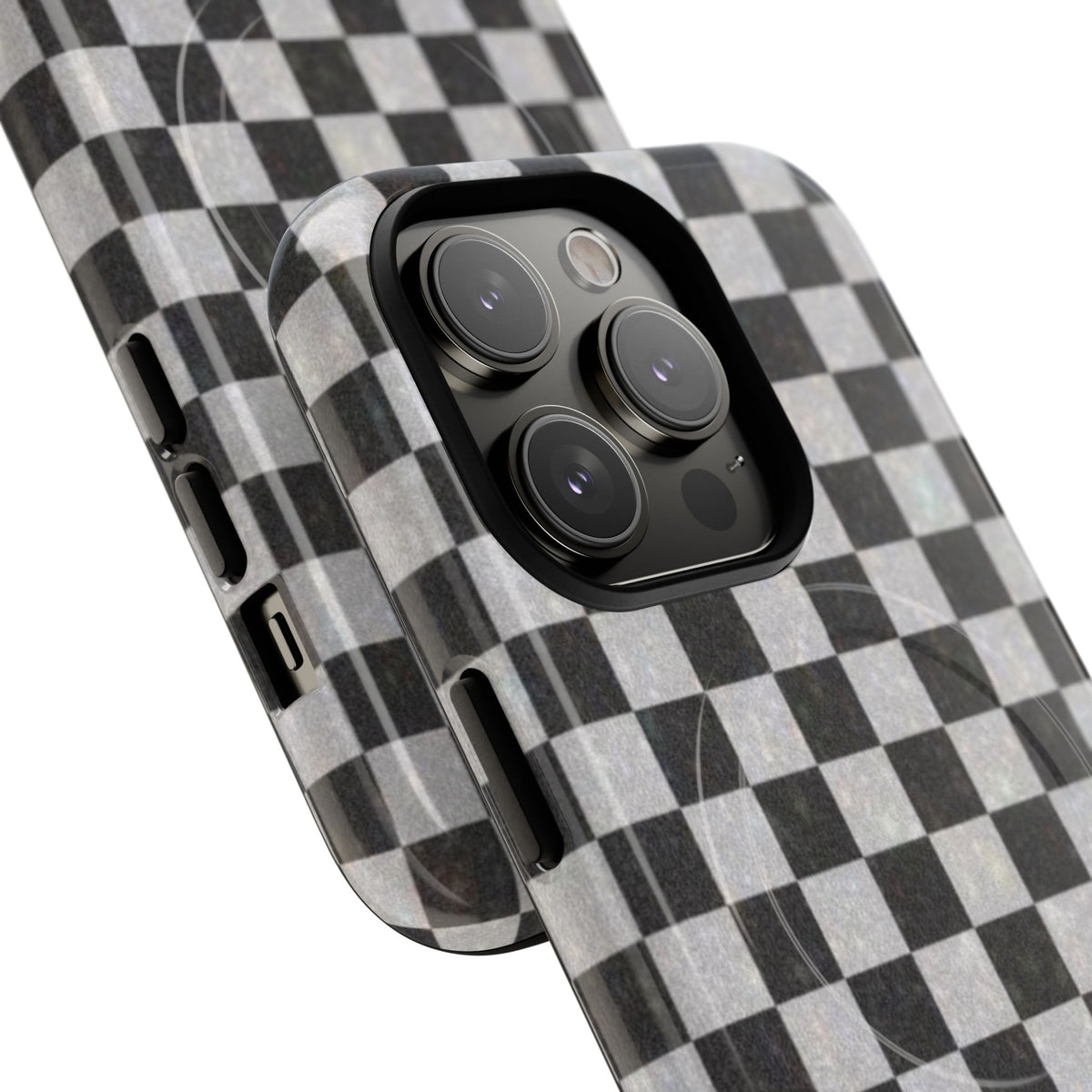 Checkered Flame Phone Case