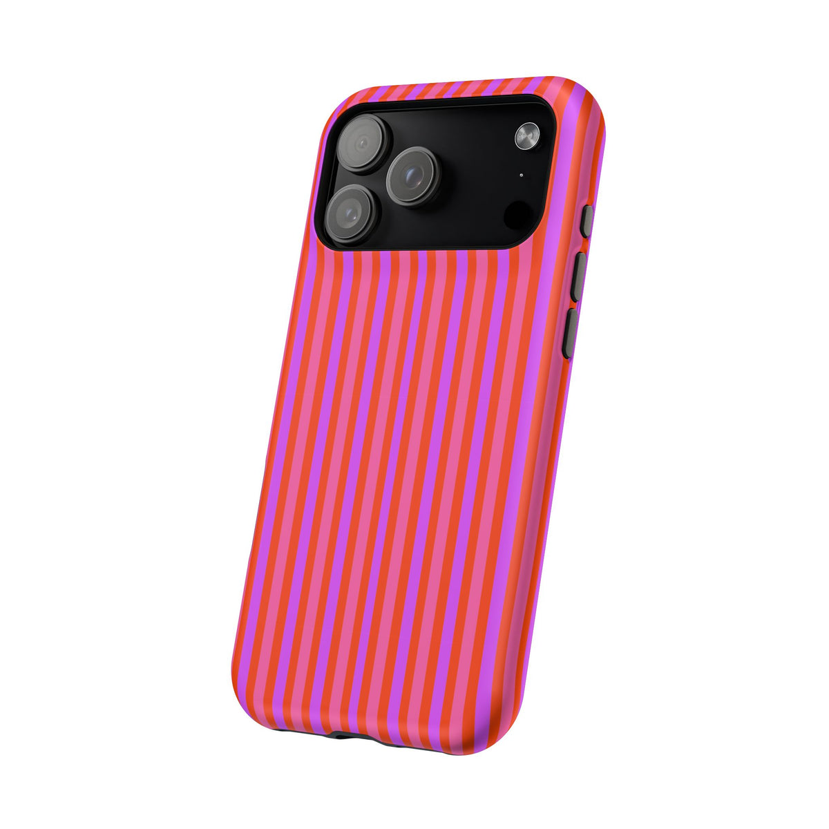 pink and red stripes MagSafe Phone Case