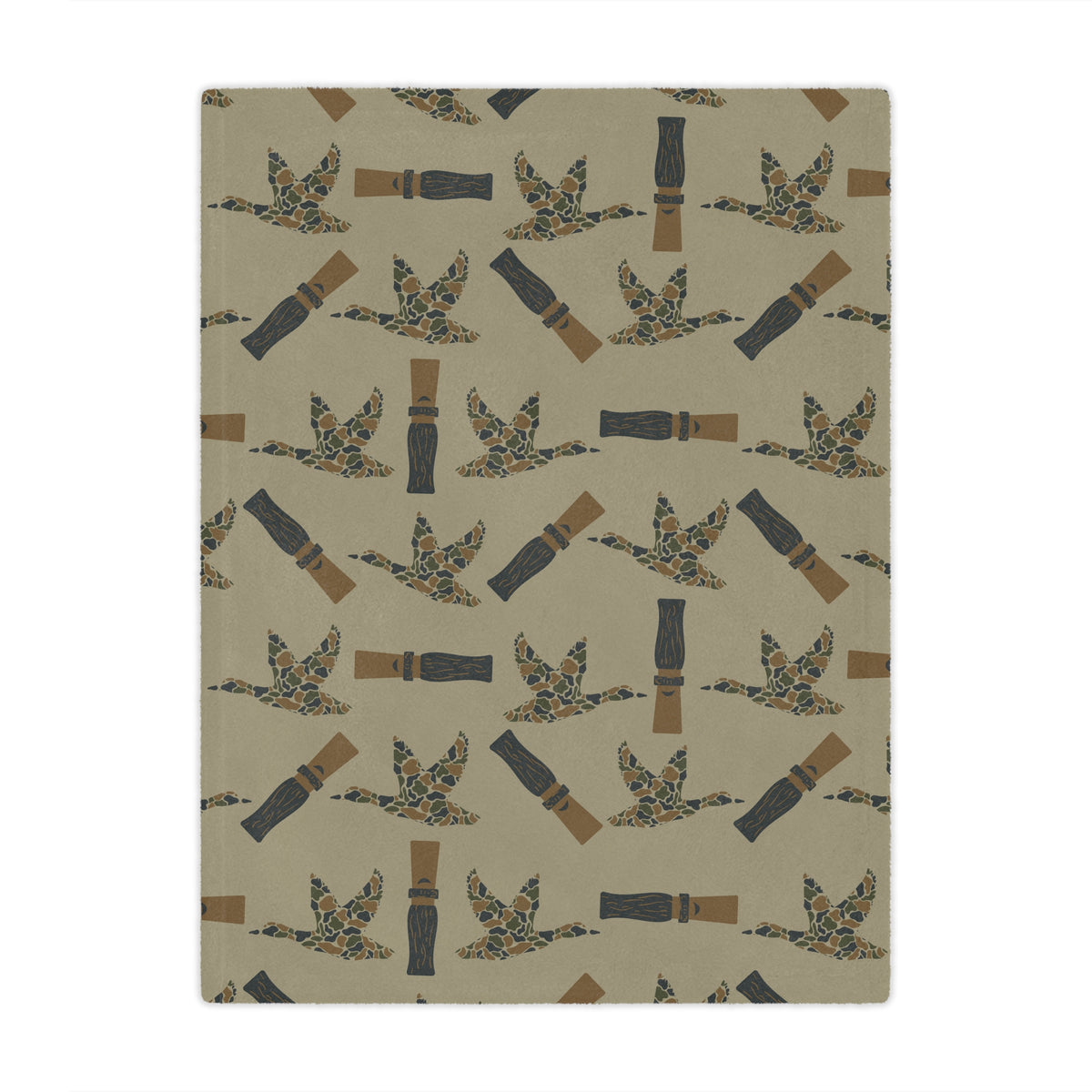 Duck call Minky Blanket