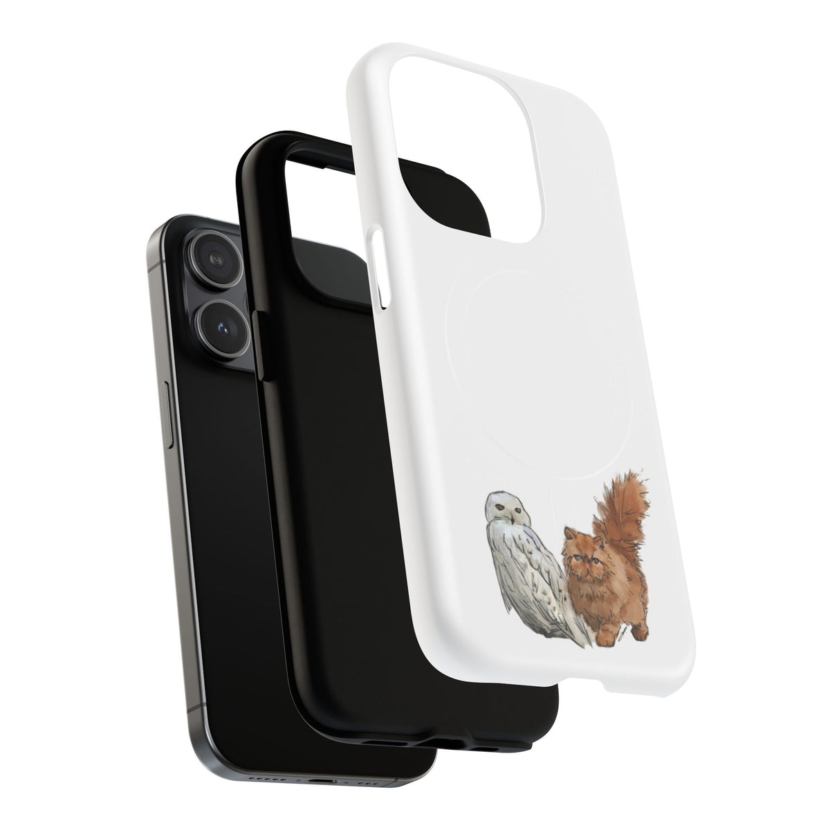 Owl/Cat Phone Case (Harry Potter)