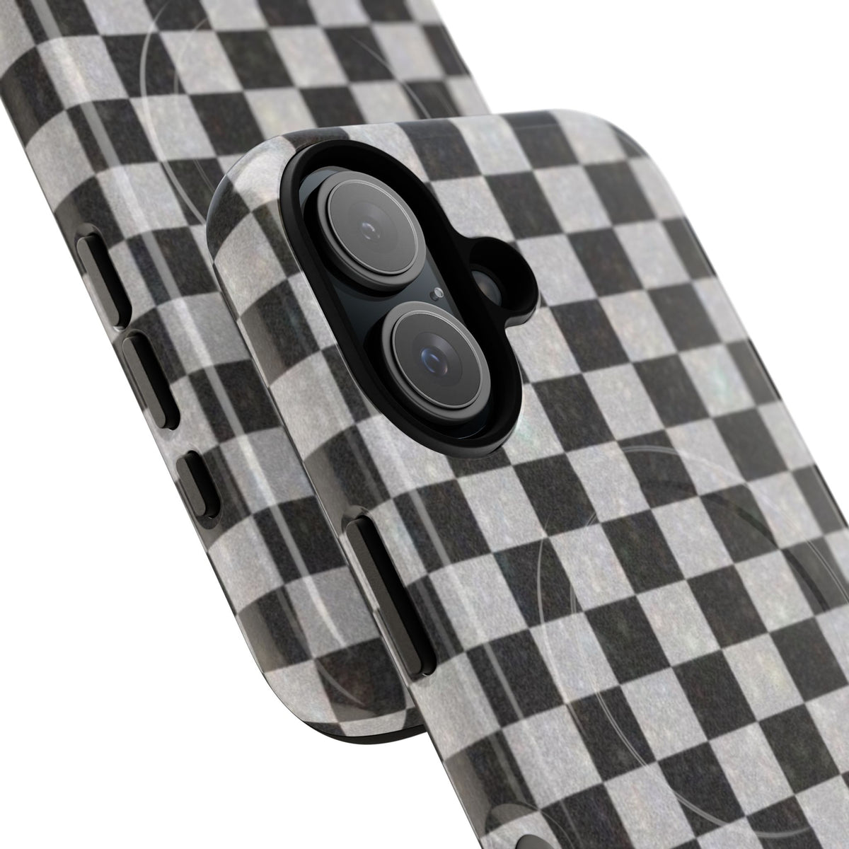 Checkered Flame Phone Case