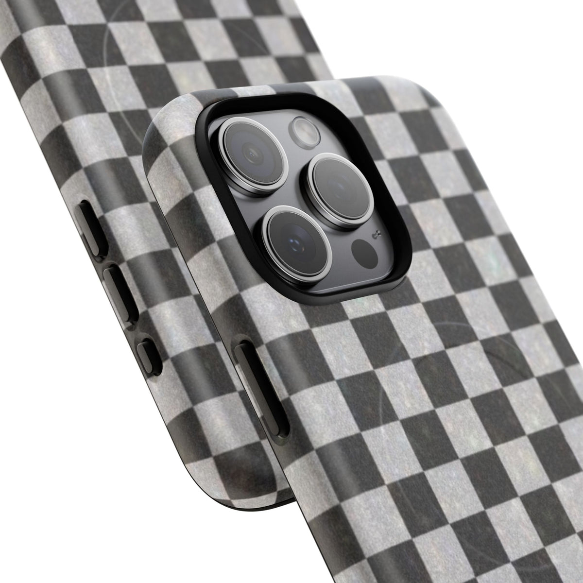Checkered Flame Phone Case