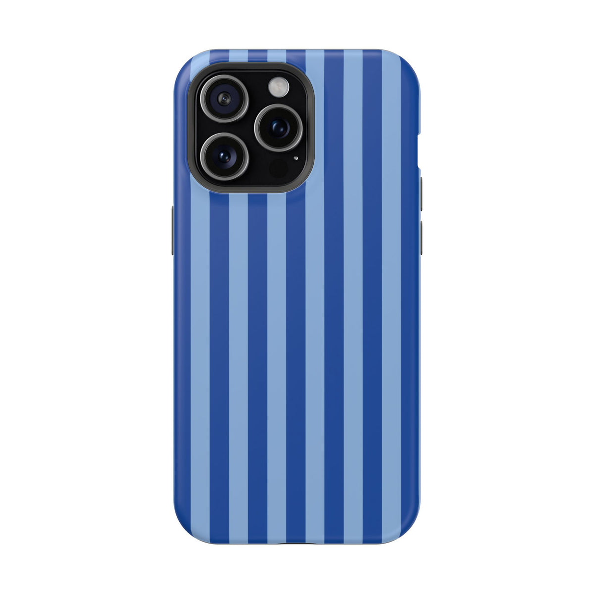 Striped Blue Magnetic Phone Case