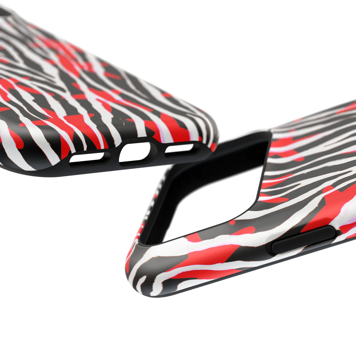 Red & Black Zebra MagSafe Phone case