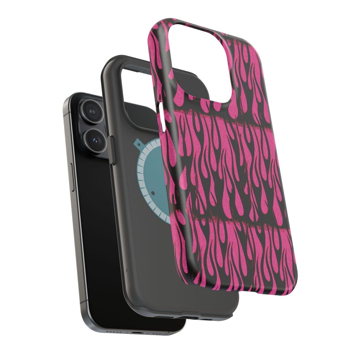 Pink Flame MagSafe Phone Case
