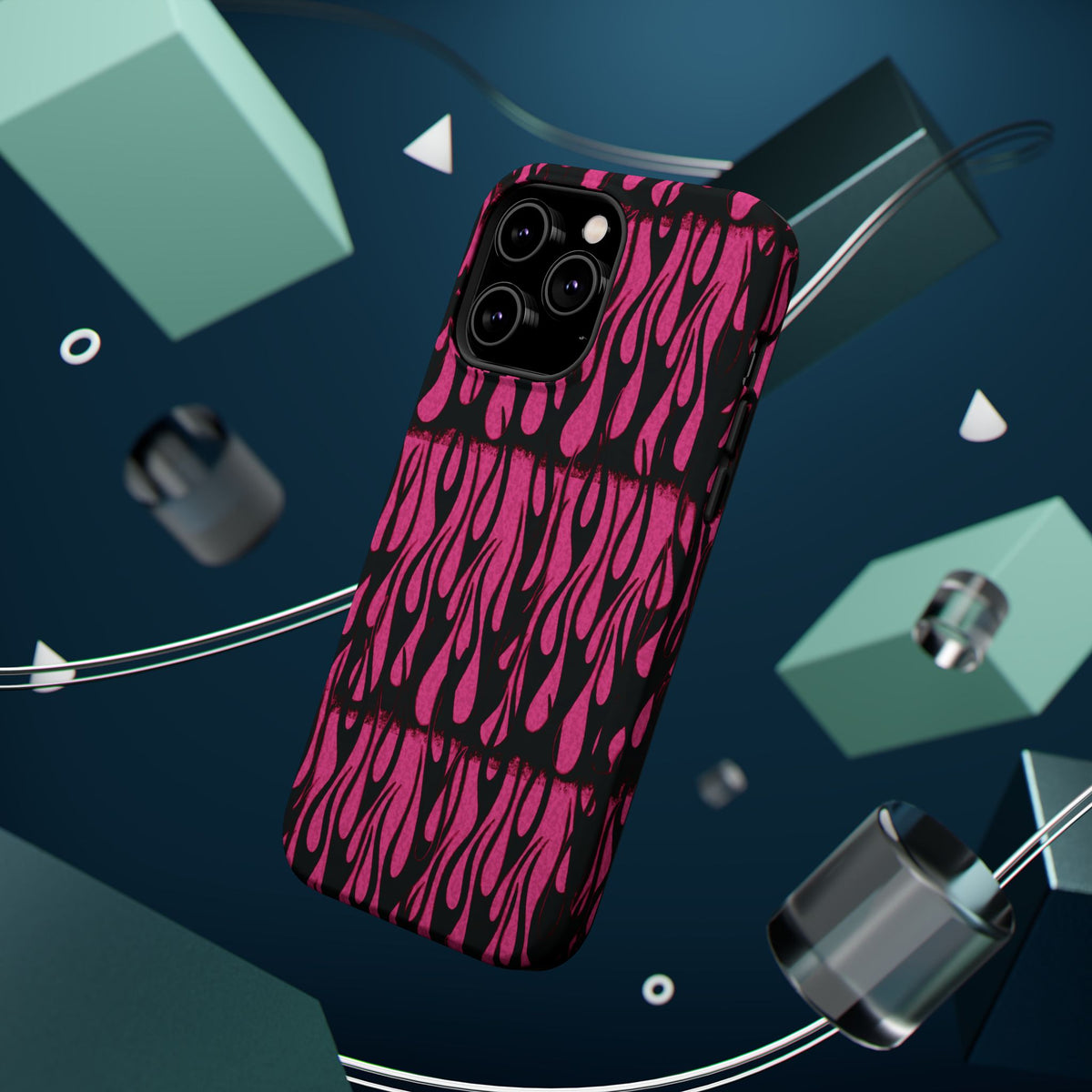Pink Flame MagSafe Phone Case