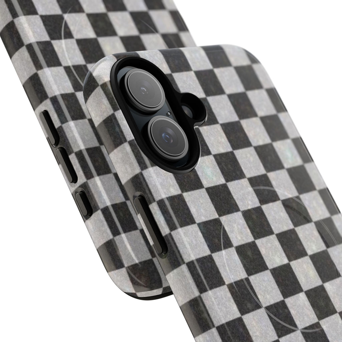 Checkered Flame Phone Case