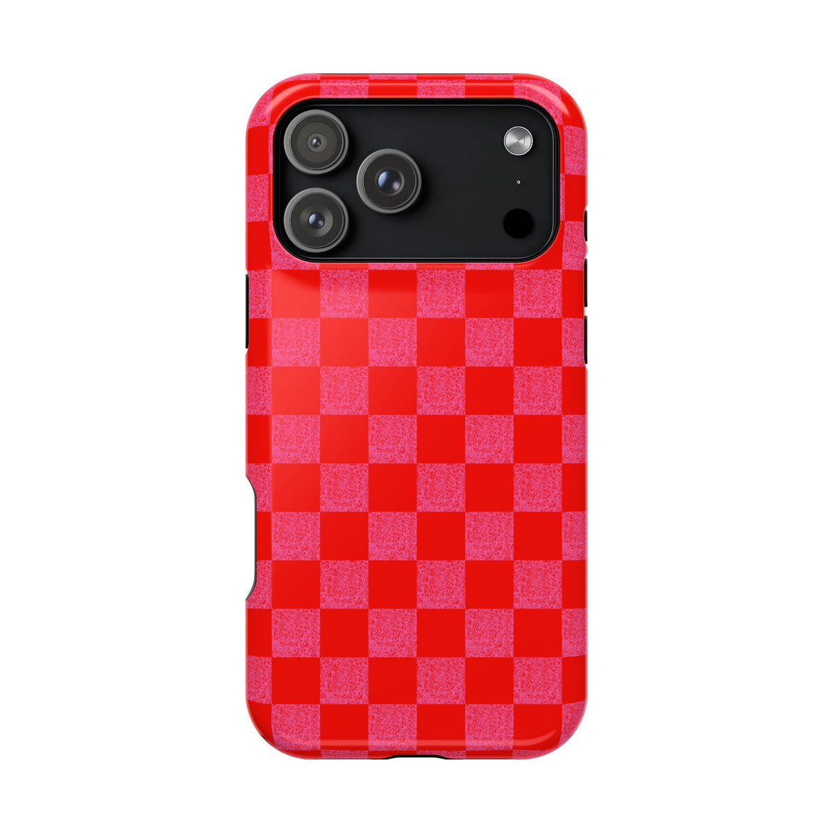 Red Checkerboard MagSafe Phone Case