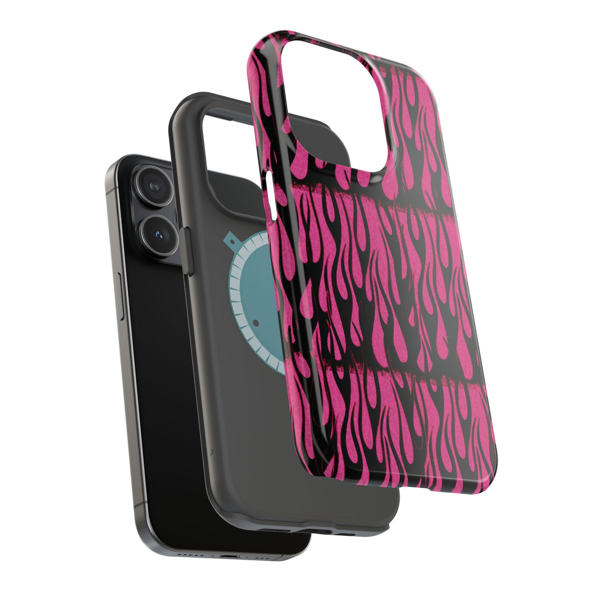 Pink Flame MagSafe Phone Case