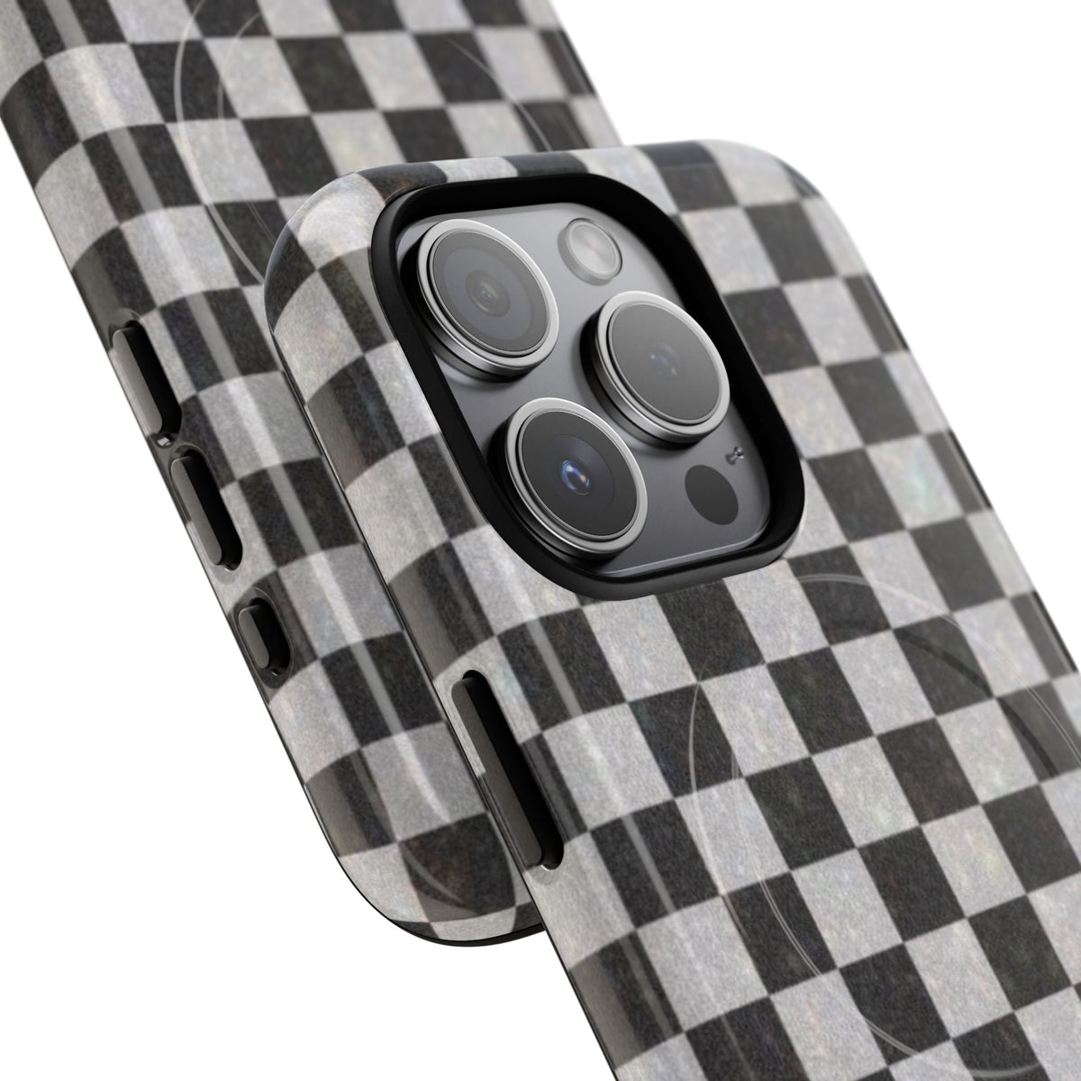 Checkered Flame Phone Case