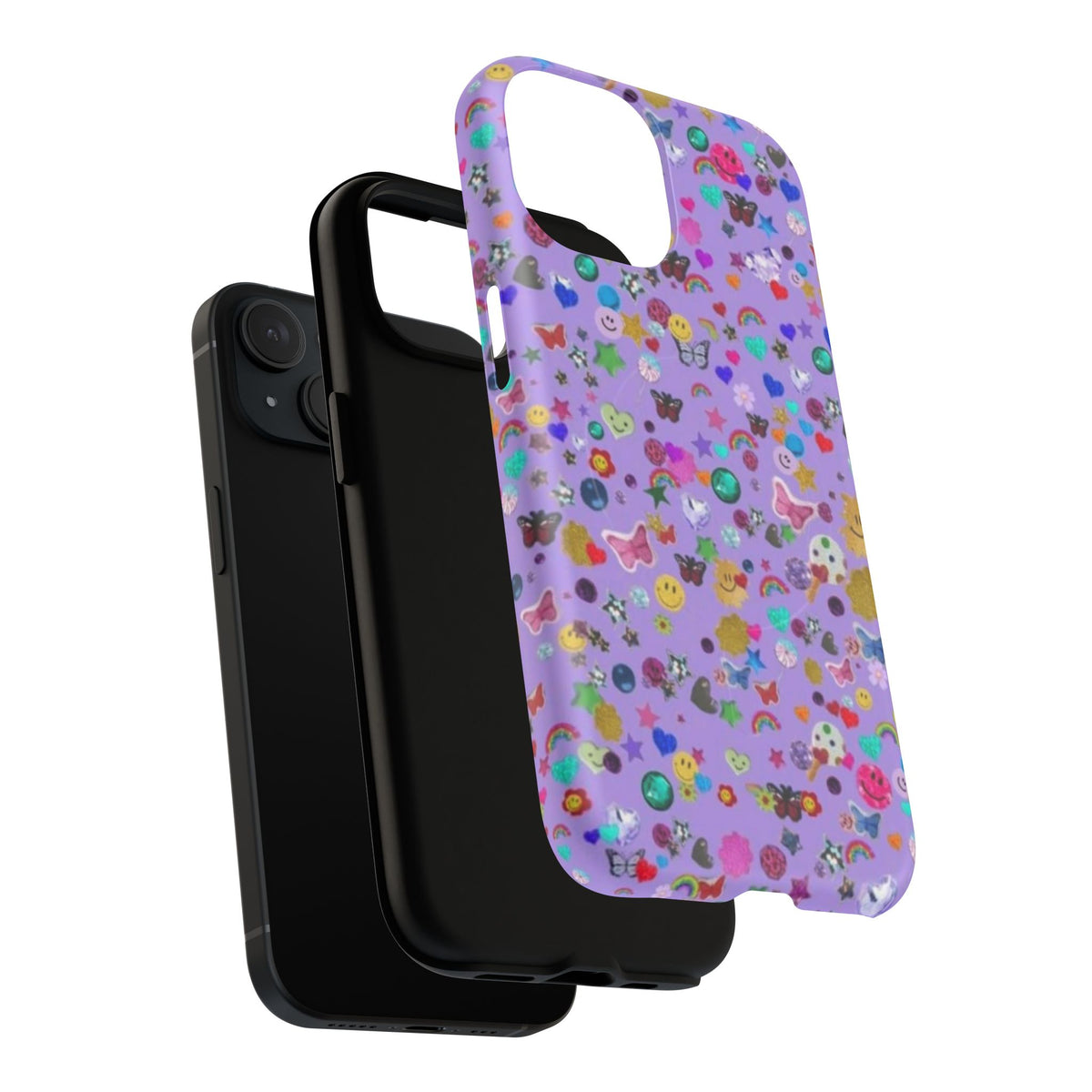 Purple Sticker y2k Phone Case