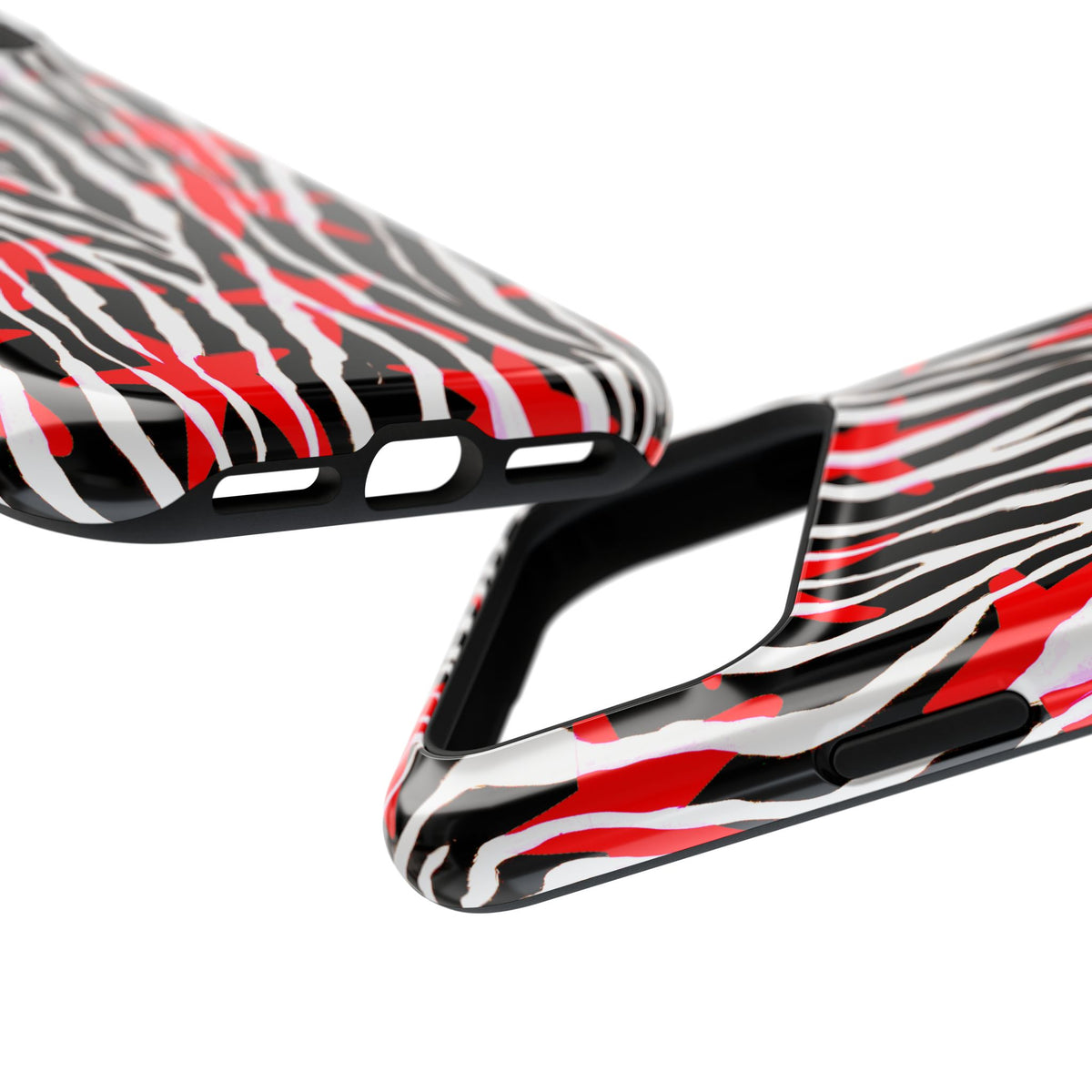 Red & Black Zebra MagSafe Phone case