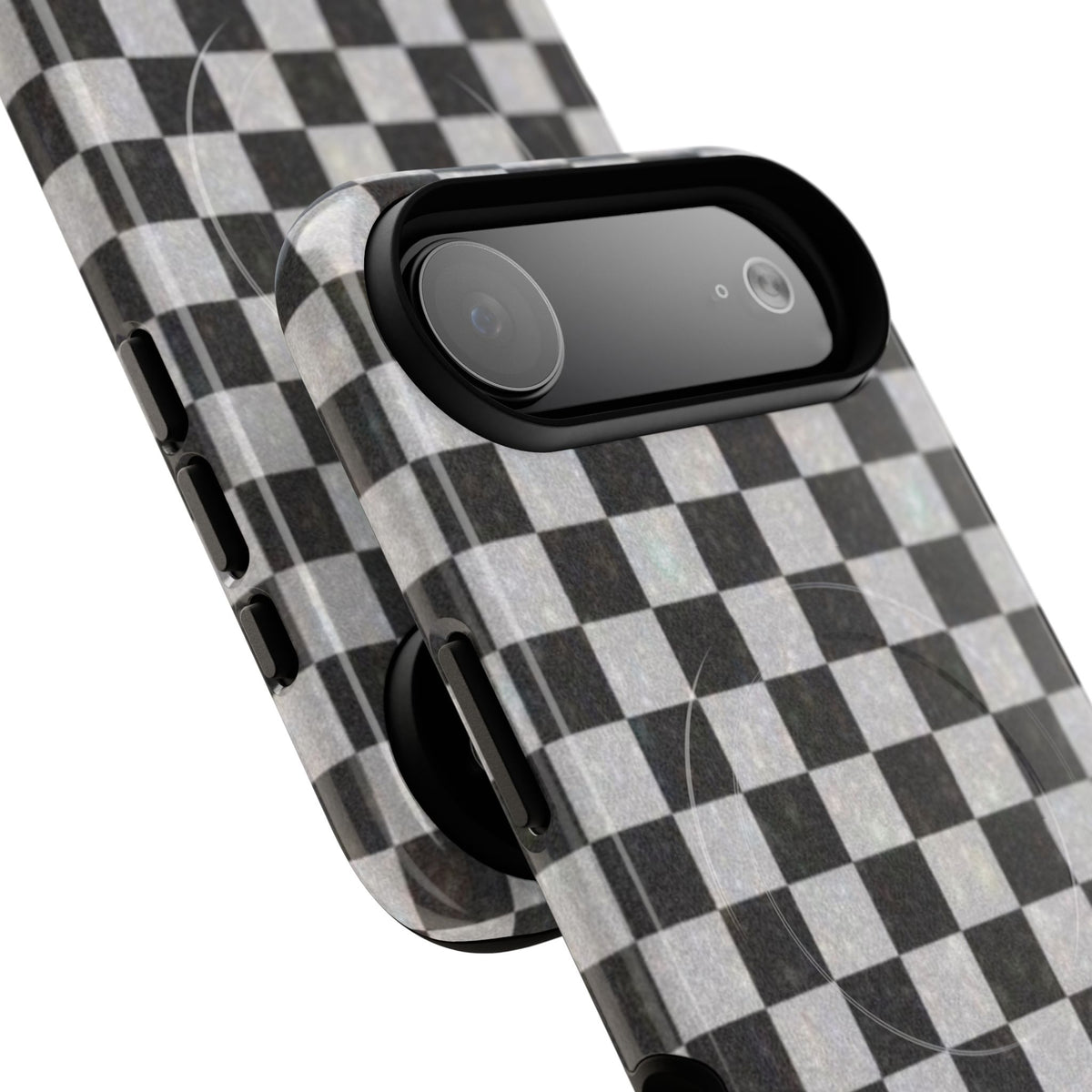 Checkered Flame Phone Case