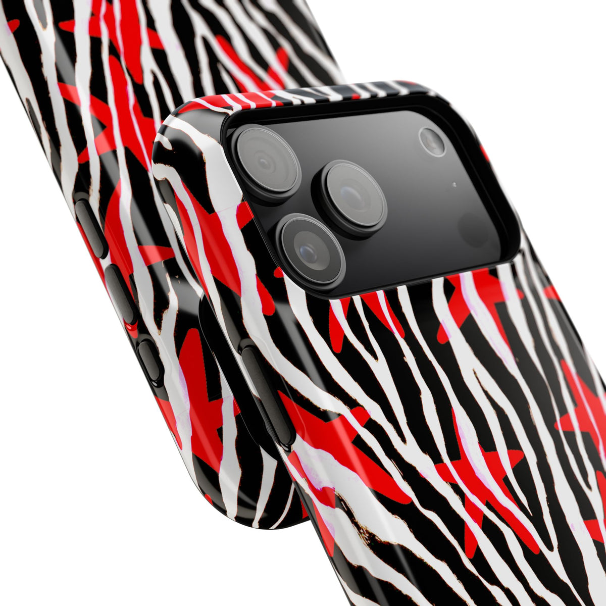 Red & Black Zebra MagSafe Phone case