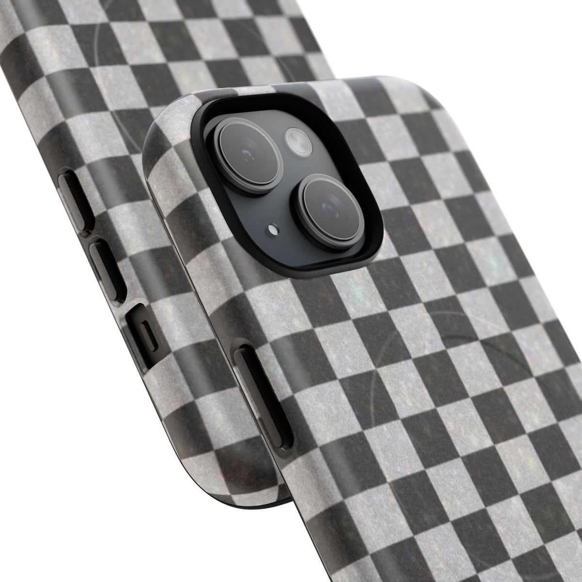 Checkered Flame Phone Case