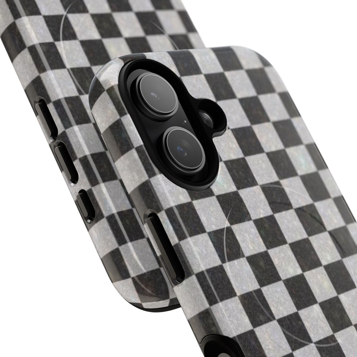Checkered Flame Phone Case