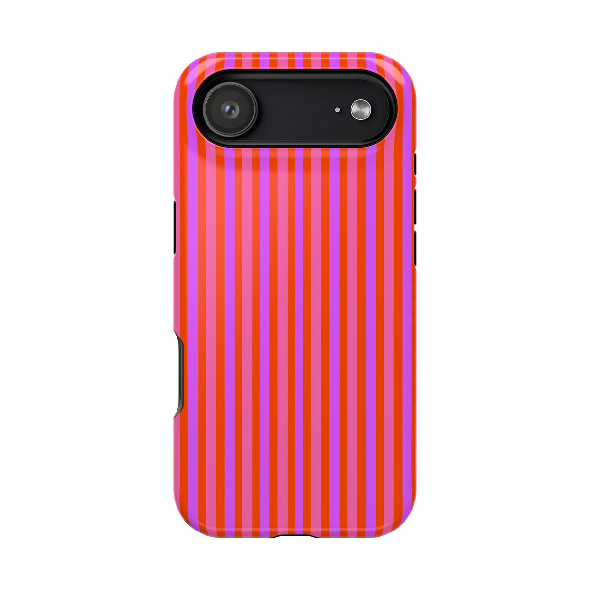 pink and red stripes MagSafe Phone Case