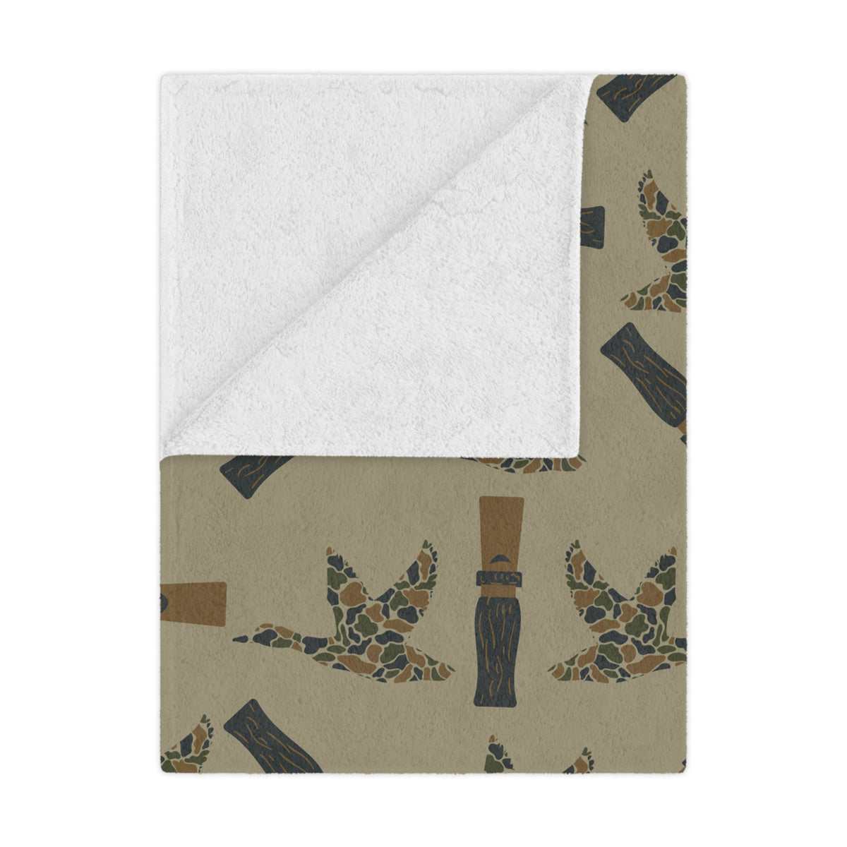 Duck call Minky Blanket
