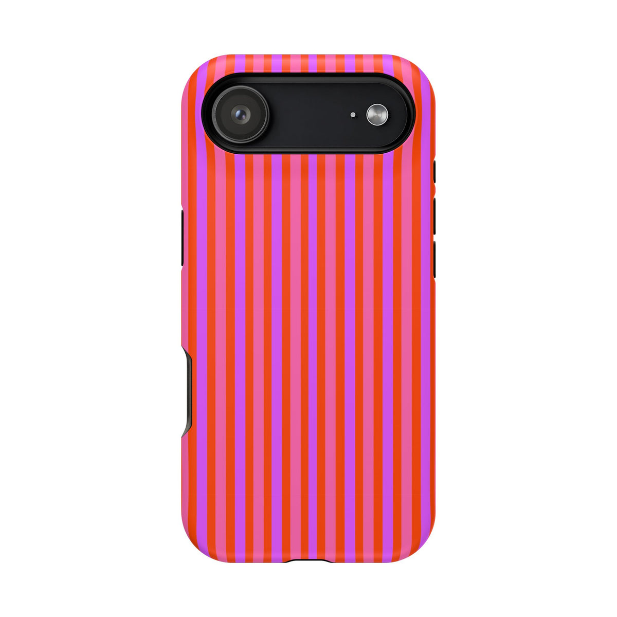 pink and red stripes MagSafe Phone Case