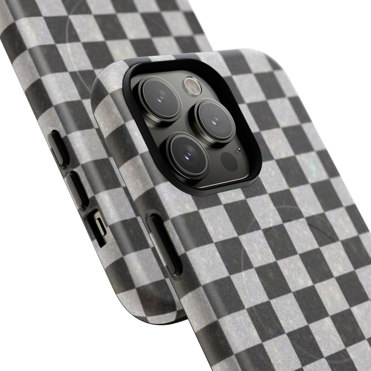 Checkered Flame Phone Case