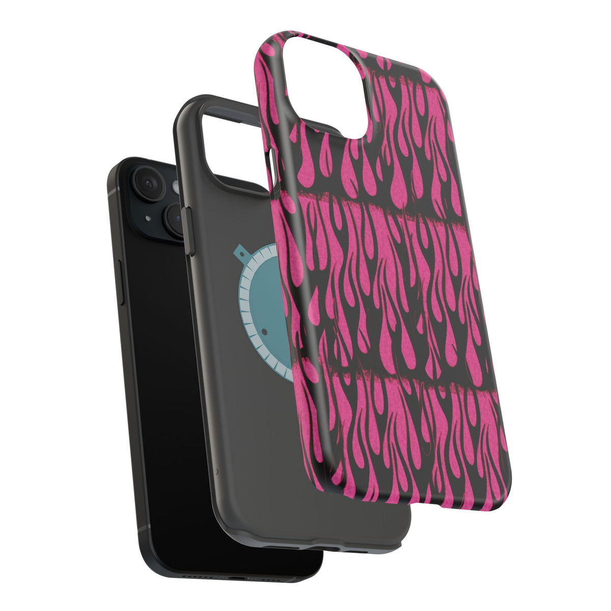 Pink Flame MagSafe Phone Case