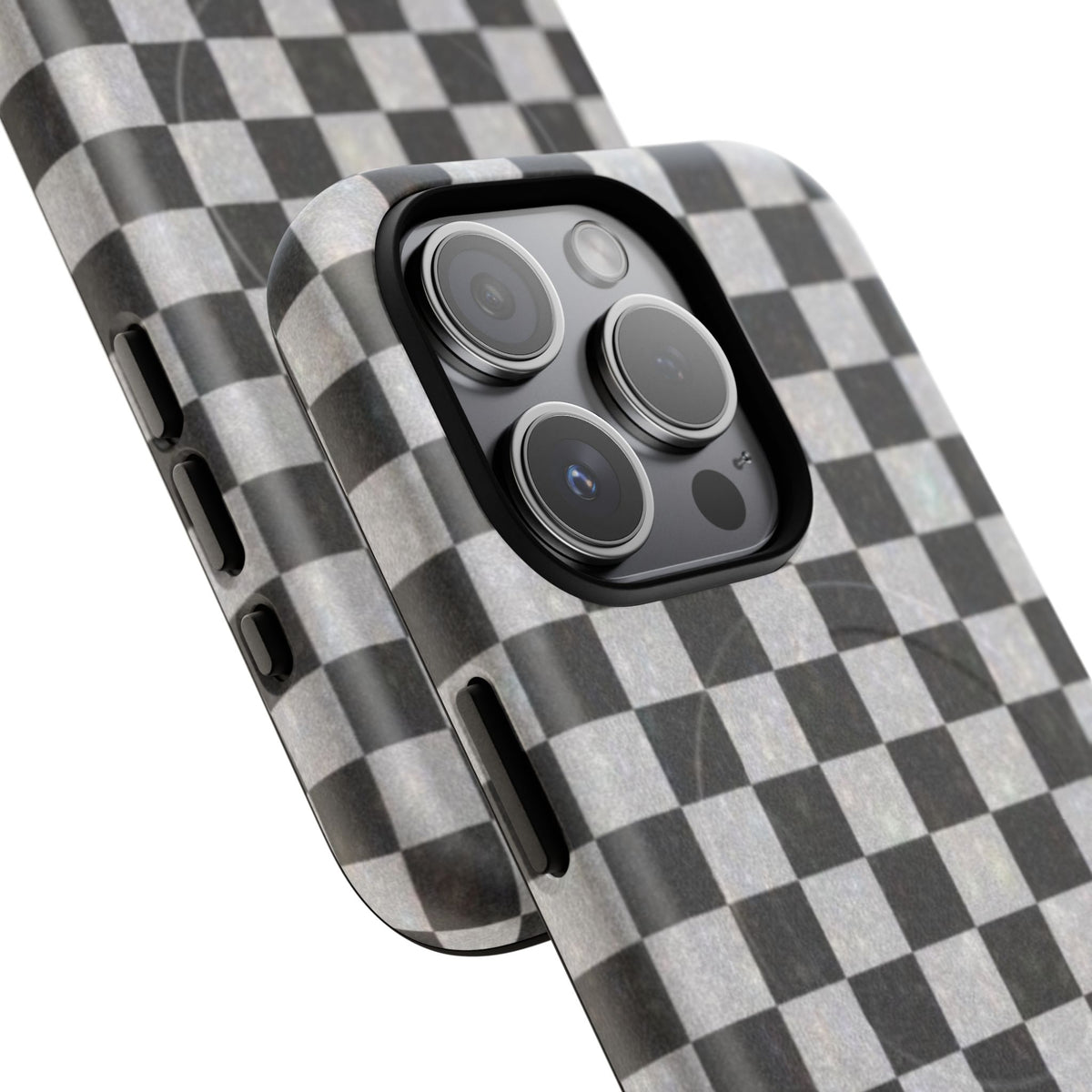 Checkered Flame Phone Case