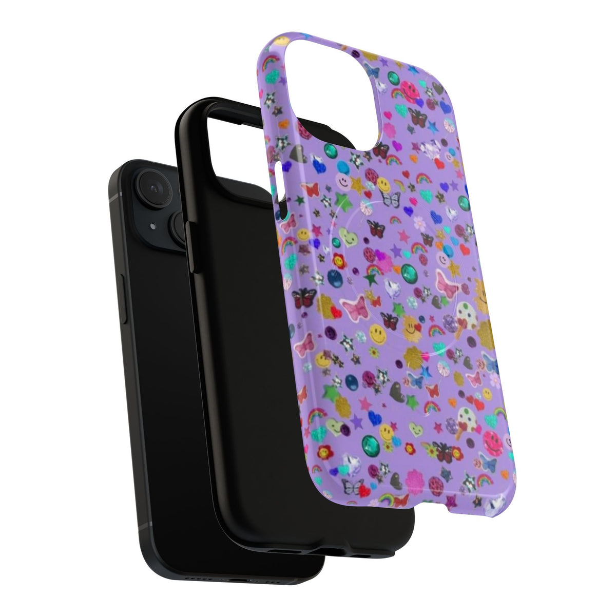 Purple Sticker y2k Phone Case