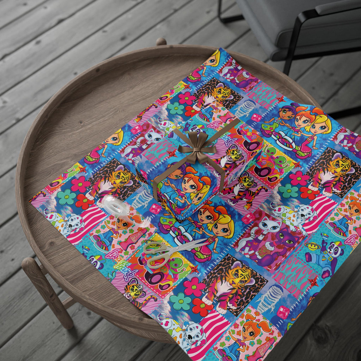 Colorful Pop Art wrapping paper