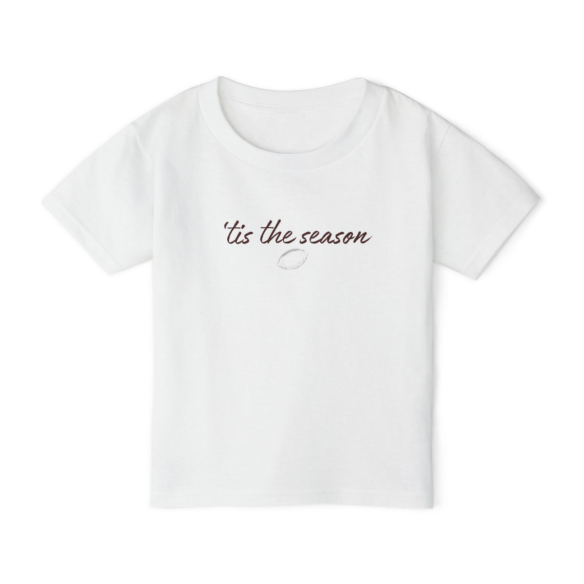 Toddler 'tis the season football t shirt