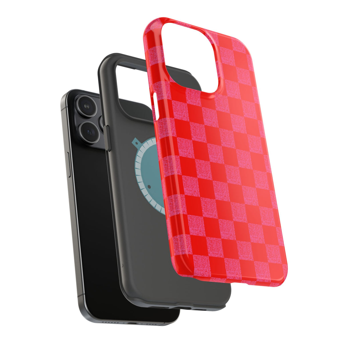 Red Checkerboard MagSafe Phone Case
