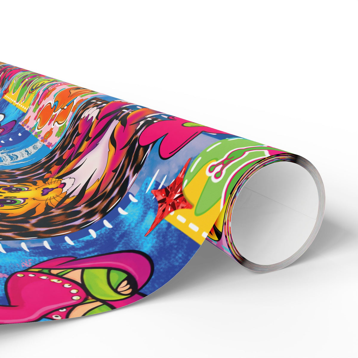 Colorful Pop Art wrapping paper