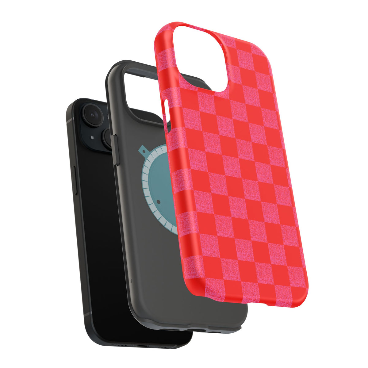 Red Checkerboard MagSafe Phone Case